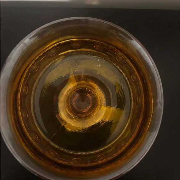 Vintage Indiana Carnival Glass Amber Dish - Picture 3 of 3